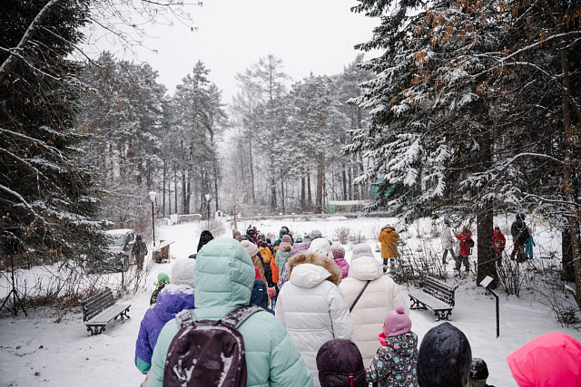 Дивногорцы посетили открытие обновленного пространства дендросада 
