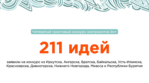 Компания Эн+ получила рекордное количество заявок для участия в грантовом конкурсе экопроектов