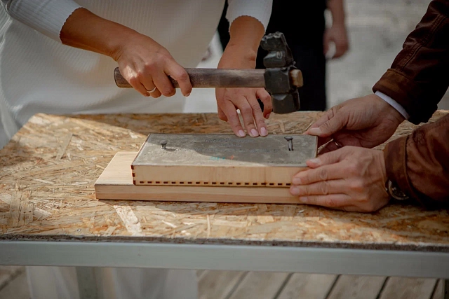 Заложен первый символический кирпич в будущем семейном пространстве Ангарска